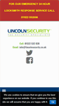 Mobile Screenshot of lincolnsecurity.co.uk